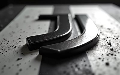 juventus fc metallilogo, 4k, sumeus, juventus, grunge metalli tausta, läheltä, juventus grunge  logo, juventus fc  logo, juventus fc  tunnus, juve, juventuksen logo, juven logo, juventus fc  merkki, serie a, juventus fc
