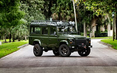 ecd automotive design defender 110 projet diesel, 4k, réglage, voitures 2019, vus, land rover défenseur 110, voitures britanniques, land rover