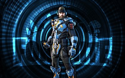 Cyprus Nell Fortnite, 4k, blue spiral background, Fortnite, creative, Cyprus Nell Skin, Fortnite Cyprus Nell Skin, Cyprus Nell, Fortnite characters