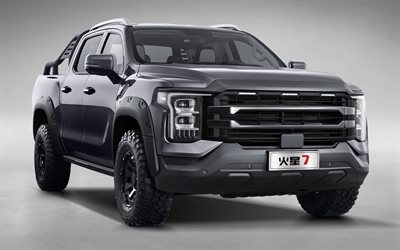 fototon marte 7, 4k, suvs, 2023 carros, captadores, 2023 foton marte 7, carros chineses, foton