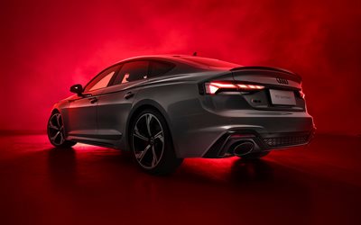 Audi RS 5 Sportback, 4k, back view, 2024 cars, B9, CN-spec, 2024 Audi RS 5 Sportback, german cars, Audi