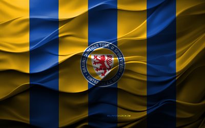4k, eintracht braunschweig logo, خلفية 3d الأصفر الأزرق, 2 البوندسليجا, eintracht braunschweig emblem, فريق كرة القدم الألماني, علم eintracht braunschweig, الملمس ثلاثي الأبعاد, ألمانيا, eintracht braunschweig, كرة القدم
