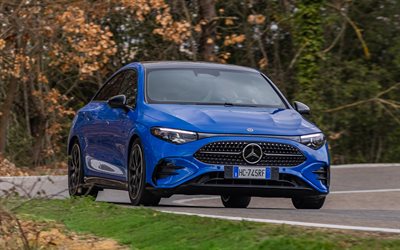 Mercedes-Benz CLA 200 4MATIC AMG, 4k, road, 2026 cars, C178, Blue Mercedes-Benz CLA, 2026 Mercedes-Benz CLA-class, Mercedes, german cars, Mercedes-Benz