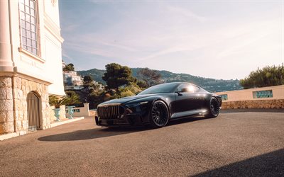 2026, Brabus Bodo, 4k, front view, exterior, evening, sunset, luxury cars, black Brabus Bodo, sports coupe, German cars, hypercar, Brabus