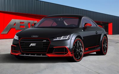 ABT, optimización de 2016, Audi TT, sportcars, negro audi