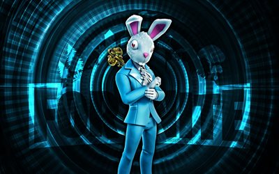 네덜란드 포트 나이트, 4k, 파란 나선형 배경, 포트 나이트, 창의적인, 네덜란드 피부, 포트 나이트 네덜란드 피부, 네덜란드 사람, fortnite 캐릭터