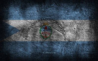 4k, la bandera de corrientes, la provincia argentina, la piedra de textura, la piedra de fondo, las provincias de argentina, el día de corrientes, el arte del grunge, la provincia de corrientes, corrientes, francia