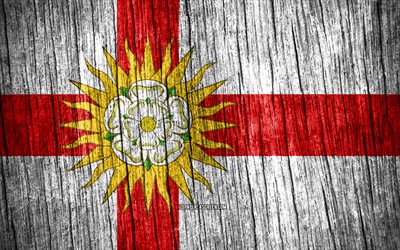 4k, 요크셔 웨스트 라이딩의 국기, 요크셔 웨스트 라이딩의 날, 영어 카운티, 나무 질감 깃발, 웨스트 라이딩 오브 요크셔 깃발, 잉글랜드 카운티, 웨스트 라이딩 오브 요크셔, 영국