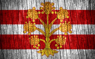 4k, 웨스트모어랜드의 국기, 웨스트모어랜드의 날, 영어 카운티, 나무 질감 깃발, 웨스트모어랜드 깃발, 잉글랜드 카운티, 웨스트모어랜드, 영국