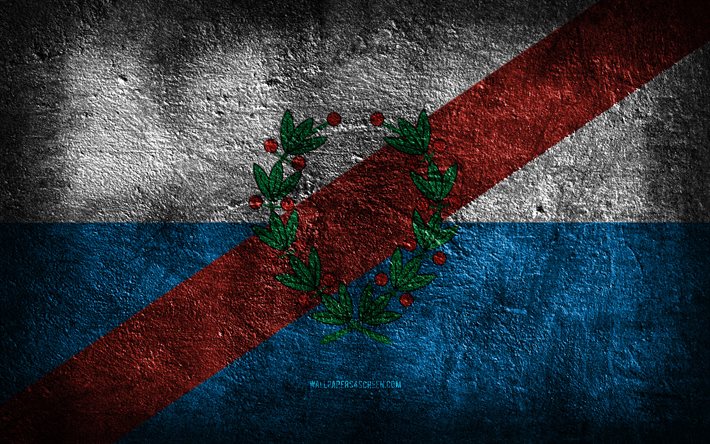 4k, ラリオハの旗, アルゼンチンの州, 石のテクスチャ, 石の背景, ラリオハの日, グランジアート, ラリオハ州, ラ リオハ, アルゼンチン