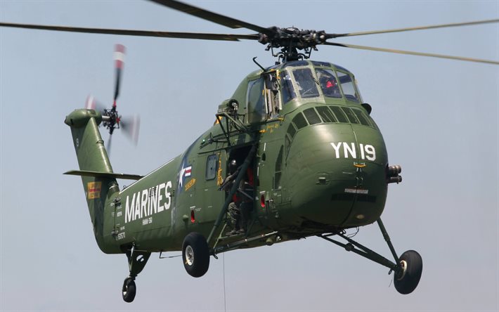 시코르스키 h-34, 미 공군, 미군, 군 수송 헬리콥터, 군용 항공기, 시코르스키 항공기, h-34, 시코르스키, 항공기, 군용 항공