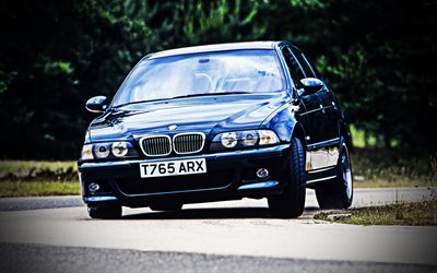 BMW M5, 4k, HDR, 1999 cars, E39, UK-spec, BMW M5 E39, 1999 BMW M5, german cars, BMW