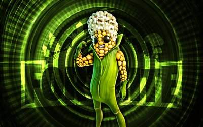 täysi pop cobb fortnite, 4k, vihreä kierretausta, fortnite, luova, täysi pop cobb  iho, fortnite full pop cobb skin, täysi pop cobb, fortnite  hahmot