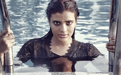 Aishwarya Rajesh, 4k, Bollywood, la bellezza, l'attrice indiana, bruna