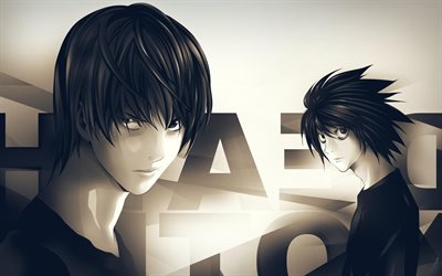 l lawliet, 光の八神, マンガ, death note