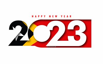 mutlu yıllar 2023 timor leste, beyaz arkaplan, doğu timor, minimal sanat, 2023 doğu timor konseptleri, doğu timor 2023, 2023 doğu timor geçmişi, 2023 yeni yılınız kutlu olsun doğu timor