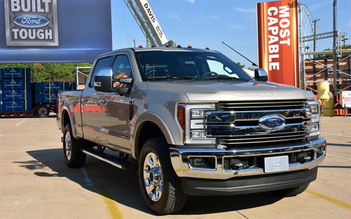 ford super duty, 2017, großes auto, suv