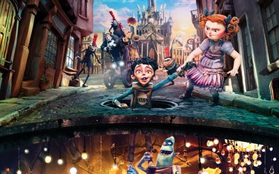 The Boxtrolls, 3d-animation, fantasy, characters