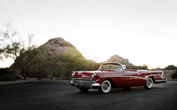 buick, conversível, 1957, carros retrô, conversíveis, carros antigos