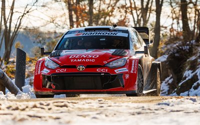 toyota gr yaris rally1, 4k, coches de rally, 2026 coches, invierno, reunión, autos japoneses, 2026 toyota gr yaris rally1, autos deportivos, toyota yaris, cmr, toyota