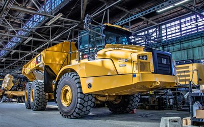 lagarta 745, 4k, lkw, caminhões 2025, caminhões basculantes articulados, fábrica, equipamento de mineração, gato 745, transporte de carga, 2025 lagarta 745, caminhões basculantes, equipamento especial, caminhões basculantes para pedreiras, lagarta