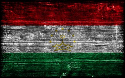 tajikistan träflagga, 4k, träregra flaggor, asiatiska länder, flagg av tajikistan, dag av tadiskist, asien, flaggflagga, tånad, tadjefiska symboler, tajikistflagg