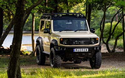 aimgain suzuki jimny sierra mudron, 4k, 오프로드, 2025 자동차, suv, 동조, 2025 스즈키 지니, 일본 자동차, 스즈키