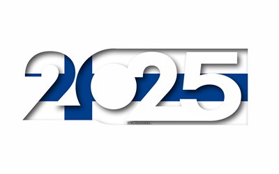 2025 finlandiya, beyaz arka plan, finlandiya, asgari sanat, 2025 finlandiya kavramları, finlandiya 2025, finlandiya bayrağı, 2025 finlandiya arka planı