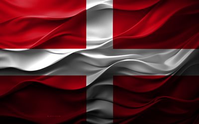 4k, bandera de tívoli, ciudades de italia, bandera de tívoli 3d, italia, textura 3d, tívoli, día de tívoli, símbolos nacionales italianos, arte 3d, bandera de la ciudad de tívoli