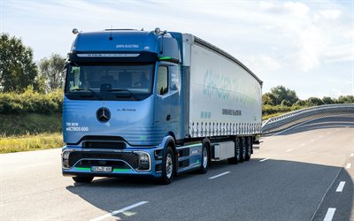मर्सिडीज बेंज eactros गीगा 600, 4k, एलकेडब्ल्यू, 2026 ट्रक, माल परिवहन, ट्रैक्टर इकाई, विद्युत परिवहन, डेमलर ट्रक, 2026 मर्सिडीज बेंज ईएक्ट्रोस गीगा 600, जर्मन ट्रक, मर्सिडीज बेंज, मर्सिडीज