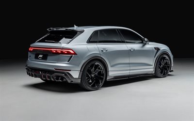2025, Audi RS Q8 Performance Legacy, 4k, rear view, exterior, RS Q8, tuning Audi RS Q8, gray RS Q8, Audi RS Q8 ABT, German cars, tuning Audi Q8, gray Q8, Audi