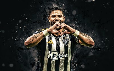 ponton, 4k, néons blancs, atletico mineiro, série brésilienne a, footballeurs brésiliens, hulk 4k, football, atletico mineiro fc, nathan, club atletico mineiro, hulk atletico mineiro