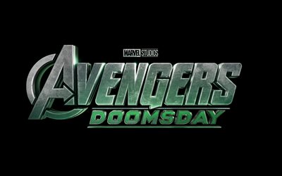 Avengers Doomsday logo, 4k, poster, 2026 movie, superheroes, fan art, Avengers Doomsday, superhero films