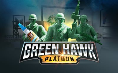 Green Hawk Platoon, 4k, poster, 2025 games, fan art