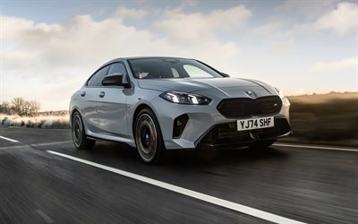 bmw m235 xdriveグランクーペ, 4k, モーションブラー, 2025車, f74, 英国スペック, bmw f74, ドイツの車, bmw