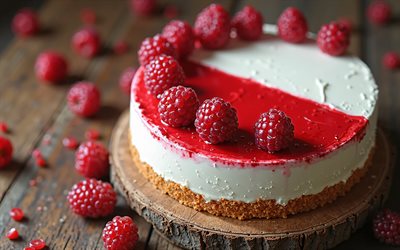 polsk flagga målad på kakan, 4k, polsk flagga, bakning, polen, tårta med bär, polens flagg, tårta med den polska flaggan, nationell självständighetsdag, tårta som polsk flagga