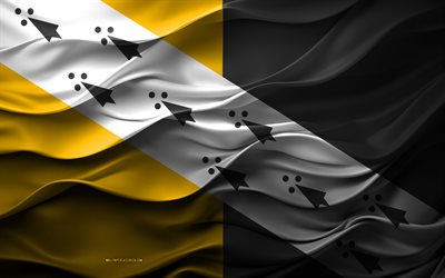 4k, flagge von norfolk, zeremonielle grafschaften englands, 3d norfolk flag, england, norfolk flag, 3d  textur, tag von norfolk, englische nationale symbole, 3d  kunst, norfolk
