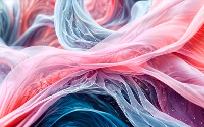 4k, ondas 3d coloridas, obra de arte, creativo, ondas 3d abstractas, texturas 3d, fondos 3d coloridos, ondas 3d, fondos 3d