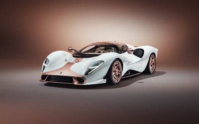 2025, de tomaso p72, 4k, frontansicht, hypercar, p72, luxus  supersportwagen, sportwagen, de tomaso