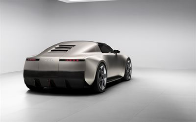 2025, audi c  konzept, 4k, rückansicht, äußerlich, audi tt 4 generation, sport coupé, c konzept, deutsche autos, audi