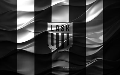 4k, logotipo de las bases, fondo 3d blanco negro, bundesliga austriaca, emblema de las bases, equipo de fútbol austriaco, bandera, textura 3d, austria, chapolear, fútbol americano, fútbol