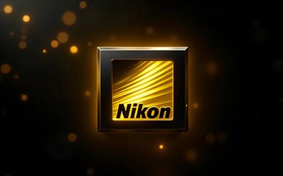logo lumineux nikon, 4k, obscurité, créatif, marques d'électronique, art numérique, marques, logo nikon 3d, oeuvre d'art, logo nikon, nikon