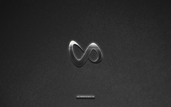 logo dj serpent, marques de musique, fond de pierre grise, emblème dj snake, logos de musique, dj serpent, signes de musique, logo en métal dj snake, texture de pierre