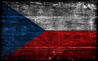 tjeckisk träflagga, 4k, träregra flaggor, europeiska länder, tjeckiska flaggor, tjeckiens dag, europa, tjeckisk flagga, tjeckien, tjeckiska nationella symboler, tjeckien flagga