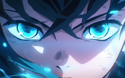 muichiro tokito, 青い目, kimetsu no yaiba, 肖像画, 漫画, 主人公, ムイチロ, tokitou muichirou, 鬼滅の刃, muichiro tokito kimetsu no yaiba