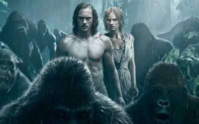 La Leggenda di Tarzan, il 2016, avventura, Alexander Skarsgard, Margot Robbie