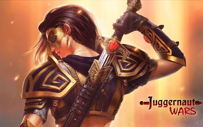 Juggernaut Wars, Hanna the Inquisitor, sword, girl with sword