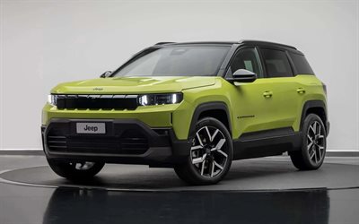 2026, jeep kompass, 4k, vorderansicht, außen, jeep compass dritte generation, grüner jeep kompass, neuer jeep compass 2026, amerikanische autos, jeep