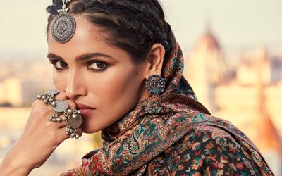 vartika singh, modelo de moda india, retrato, sesión de fotos, actriz india, bollywood, joyería india, vartika brij nath singh