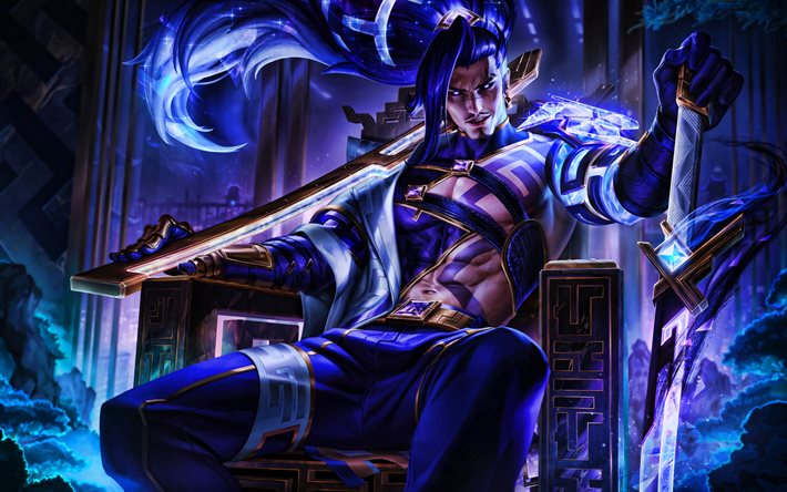 Yasuo, 4k, darkness, League of Legends, MOBA, LoL, fan art, Yasuo Build, Yasuo League of Legends